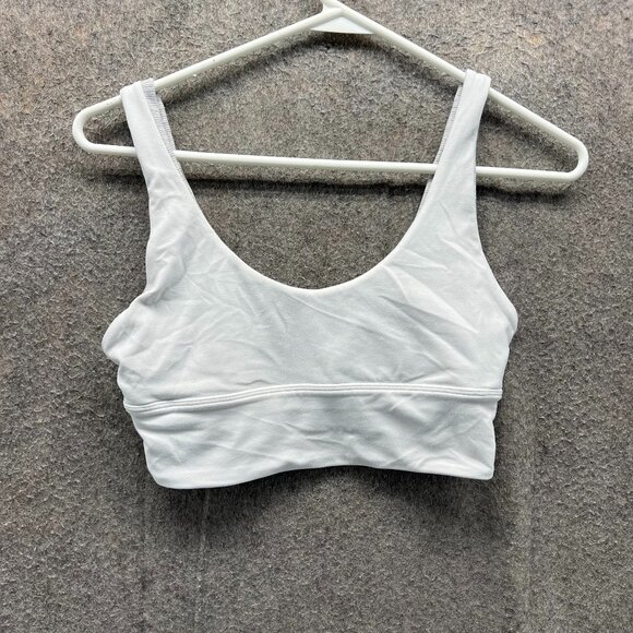 Lululemon Align Bra  Women 4 White Light Support Nulu Yoga Sports Bra Athletic - Picture 1 of 9